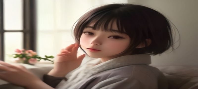 调教游戏画面截图，暖色调角色养成界面，玩家正在调整角色属性参数，界面精致有层次感